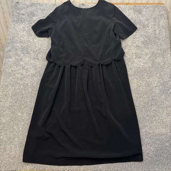 Vintage 90s Main Street Classics Dress 3X Victorian Romantic Goth Evening Wear - Picture 7 of 8